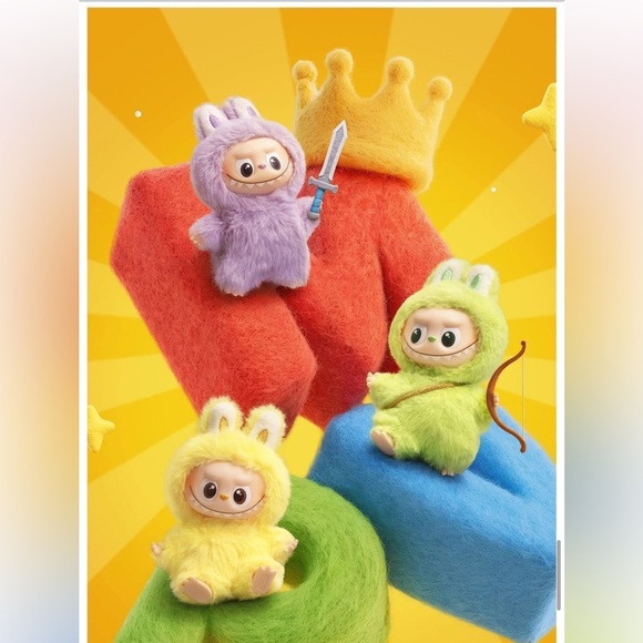 Letter N - New V4 THE MONSTERS LABUBU PIN FOR LOVE SERIES VINYL PLUSH PENDANT - Picture 7 of 9